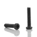 Black Oxide Carbon Steel M3 M3.5 M4 M5 M6 Cross Recessed Phillips Pan Mushroom Head Machine Screw